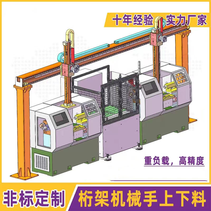 重載龍門桁架三軸齒輪齒條雙直線導(dǎo)軌精密滑臺模組重型碼垛機(jī)械